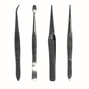 Excel Hobby Blade Corp. . EXL 4 Piece SS Tweezer Set