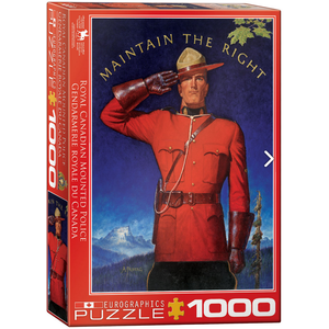 Eurographics Puzzles . EGP RCMP Maintain the Right – 1000pc Puzzle