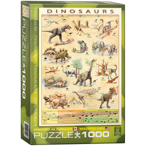 Eurographics Puzzles . EGP Dinosaurs - 1000pc Puzzle