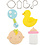 CK Products . CKP Cutie Cupcake - Baby Set (4)