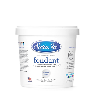 Satin Fine Foods . SFF White Satin Ice Fondant 2 lb