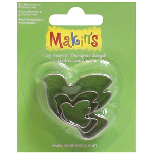 Makins . MAK (DISC) Makin's Clay Cutters 3/Pkg Dove