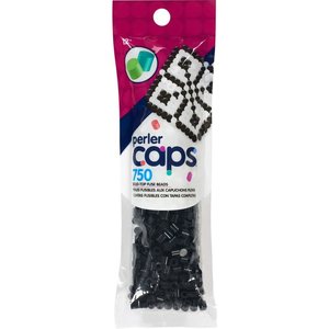 Perler (beads) PRL Cap Beads 750/Pkg Black