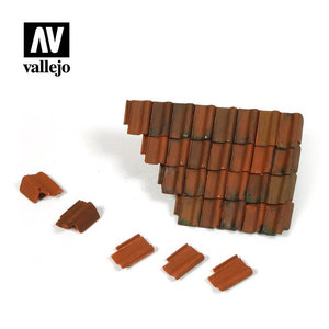 Vallejo Paints . VLJ Damaged Roof Section and Tiles