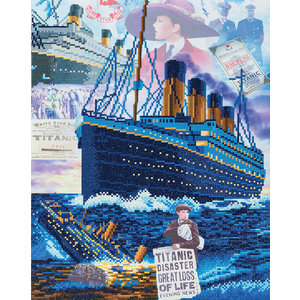 Craft Buddy . CBD Titanic: Sunken Dreams - Crystal Art Kit (Large)