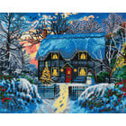 Craft Buddy . CBD Yuletide Cottage - Crystal Art Kit (Large)