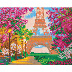 Craft Buddy . CBD Eiffel Tower - Crystal Art Kit (Large)