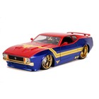 Jada Toys . JAD 1/24 "Hollywood Rides" 1973 Ford Mustang Mach 1 with Captain Marvel