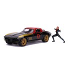 Jada Toys . JAD 1/24 "Hollywood Rides" 1963 Corvette w/Black Widow