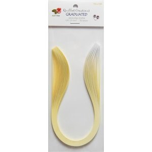 Quilled Creations . QUI Yellow Graduated Quilling Paper (1/8'')