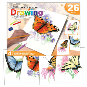 Royal (art supplies) . ROY Butterflies - Drawing Made Easy