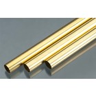 K&S Engineering . KSE Round brass tubing 17/32"X36"