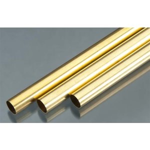 K&S Engineering . KSE Round brass tubing 17/32"X36"