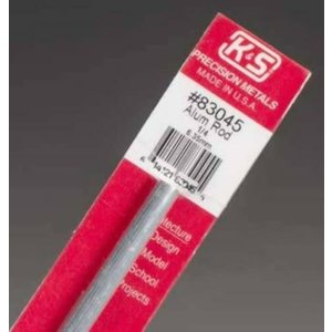 K&S Engineering . KSE 1/4''X12'' Aluminum Rod