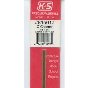 K&S Engineering . KSE C-4-2 C Channel 1/8 x 1/6