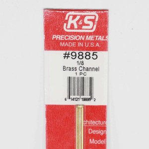 K&S Engineering . KSE Brass channel 1/8''