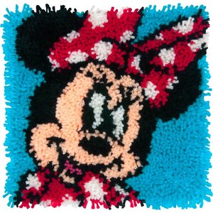 Dimensions . DMS Latch Hook Kit 12"X12" Minni Mouse