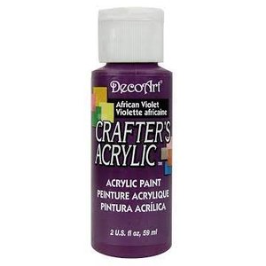 Decoart . DCA DecoArt Crafter’s Acrylic Paint - 2oz AFRICAN VIOLET