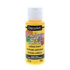 Decoart . DCA DecoArt Crafter’s Acrylic Paint - 2oz BRIGHT YELLOW