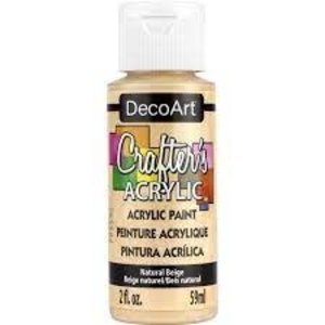Decoart . DCA DecoArt Crafter’s Acrylic Paint - 2oz NATURAL BEIGE