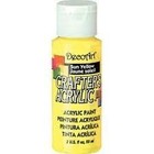 Decoart . DCA DecoArt Crafter’s Acrylic Paint - 2oz SUN YELLOW