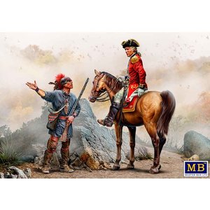 Masterbox Models . MTB 1/35 Enemy Movement Report. Indian Wars Series, XVIII century.