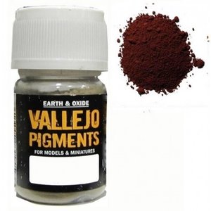 Vallejo Paints . VLJ Brown Iron Oxide Pigment 30ML