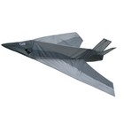 Gayla Industries . GAL 41"x40" Stealth Fighter 3-D Nylon Kite