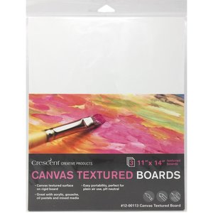 Crescent Cardboard . CCB Canvas Board 3/Pkg 11 x 14