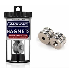 Magcraft Magnets . MFM 3/4X1/5X1/8 Rare Eart Rng Magnet