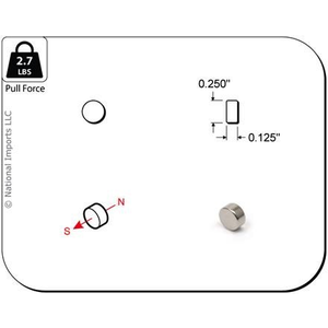 Magcraft Magnets . MFM 1/4X1/8 Rare Earth Disc Magnet