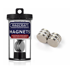 Magcraft Magnets . MFM 0.75” X 0.125” Rare Earth Disc Magnet (6)