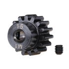 Traxxas . TRA Traxxas Mod 1 Machined Pinion Gear 5mm Shaft (15) (compatible with steel spur gears)