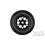 Pro Line Racing . PRO Showtime+ Wide SC / Standard SC 2.2"/3.0"  Black Wheels (2)