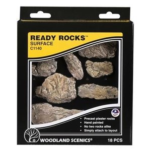 Woodland Scenics . WOO Surface Ready Rocks