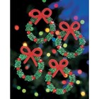 Beadery . BDR Ornament Kit - Holiday Wreaths 2.25" Makes 16
