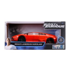 Jada Toys . JAD 1/24 Fast and Furious Roman’s Lamborghini Mucielago LP640