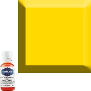 AmeriColor . AME AmeriColor .75oz Soft Gel – Lemon Yellow
