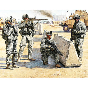 Masterbox Models . MTB 1/35 US Check Point In Iraq