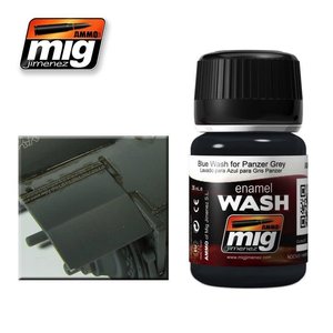 Ammo of MIG . MGA Blue Wash for Panzer Grey (35ml)