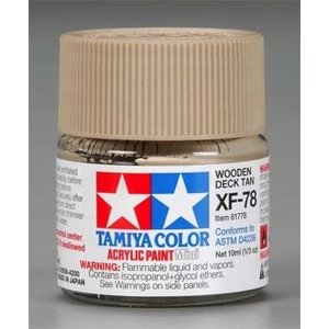 Tamiya America Inc. . TAM XF-78 Wooden Deck Tan Acrylic Mini 10ml