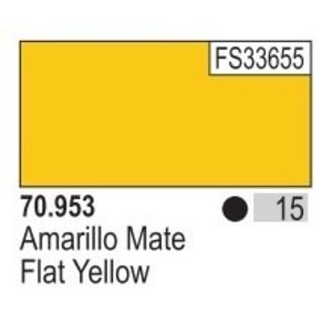 Vallejo Paints . VLJ Flat Yellow (Fs23655) 17Ml