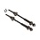 Traxxas . TRA Traxxas Driveshafts, front, steel-spline constant-velocity (complete assembly) (2)