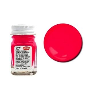 Testors Corp. . TES Pink Flourecent Enamel 1/4oz