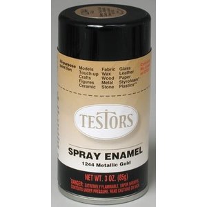 Testors Corp. . TES Metallic Gold Enamel Spray 3Oz