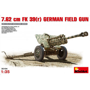 Miniart . MNA 1/35 7.62 cm FK 39(r) German Field Gun