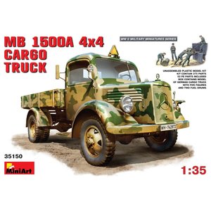 Miniart . MNA 1/35 MB L1500 A 4x4 Cargo Truck