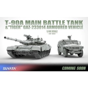 Suyata . SUY 1/48 T-90A & Tiger Gaz-233014