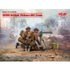 Icm . ICM 1/35 WWII British Vickers MG Crew (Vickers MG & 2 figures) (100% new molds)