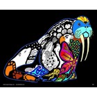 Stuff To Color . SFC 16X20 Velvet Poster Inner Nature Walrus